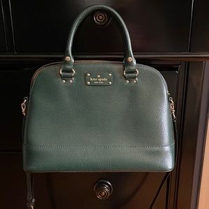 Hunter Green very good used condition Kate Spade Bag